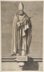 St. Augustine.n.d. 作者 尼古拉斯·皮陶（Nicolas Pitau）