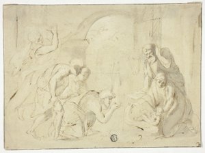 牧羊人的崇拜 作者 尼古拉斯·普桑（Nicolas Poussin）