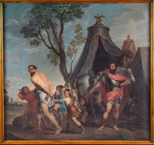 卡米洛斯和法莱里的校长 作者 尼古拉斯·普桑（Nicolas Poussin）