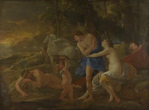 Cephalus和Aurora，约1630年 作者 尼古拉斯·普桑（Nicolas Poussin）