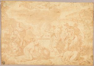 诺亚的牺牲 作者 尼古拉斯·普桑（Nicolas Poussin）
