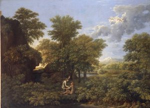 春天或地球的天堂 作者 尼古拉斯·普桑（Nicolas Poussin）