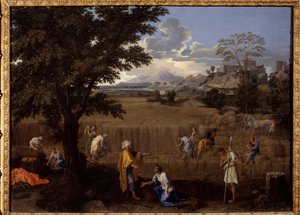 夏天或露丝和波阿斯 作者 尼古拉斯·普桑（Nicolas Poussin）