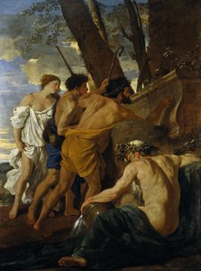 阿卡迪亚牧羊人（布面油画） 作者 尼古拉斯·普桑（Nicolas Poussin）