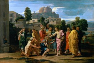 1650年耶利哥的盲人，或基督治愈盲人 作者 尼古拉斯·普桑（Nicolas Poussin）