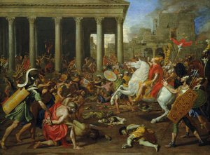 提图斯摧毁耶路撒冷圣殿，约 1638/39 年 作者 尼古拉斯·普桑（Nicolas Poussin）