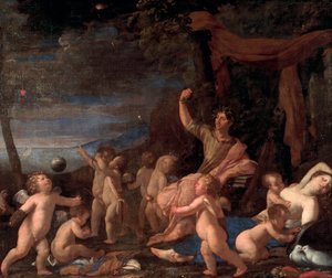 奥维德的胜利（布面油画） 作者 尼古拉斯·普桑（Nicolas Poussin）