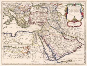 1654 年地图--亚洲、非洲和欧洲的土耳其大领主或奥斯曼帝国苏丹的帝国版图