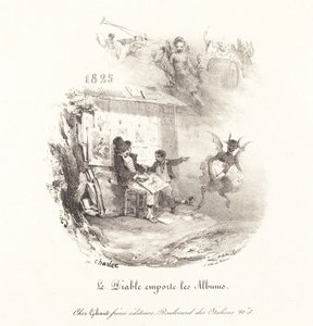 Le Diable emporte les Albums (恶魔带着石版画专辑跑了) 作者 亚历山大·加布里埃尔（后）Decamps