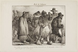 扫街工人学校 作者 亚历山大·加布里埃尔（后）Decamps