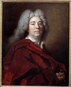 自画像。 Nicolas De Largilliere (1656-1746) 的绘画 作者 尼古拉斯·德·拉吉利埃