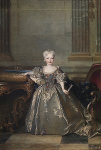 西班牙Infanta Mariana维多利亚，1724年 作者 尼古拉斯·德·拉吉利埃