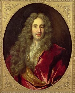 Edme Boursault的肖像 作者 尼古拉斯·德·拉吉利埃