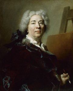 自画像，约1725年 作者 尼古拉斯·德·拉吉利埃