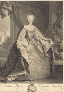 法国王妃玛丽-特蕾莎 作者 让·巴蒂斯特·范·卢 (Jean Baptiste Van Loo) 之后的尼古拉斯·德·拉梅辛四世