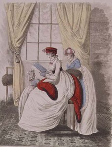 来自尼古拉斯-海德洛夫 "时尚画廊 "的晨装，第二卷，1799年1月（打印）。