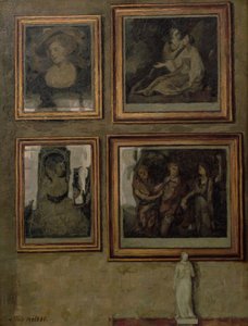 内部与绘画和雕像 作者 尼尔斯·霍尔索（Niels Holsoe）