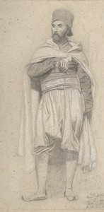 一个土耳其战士，1843年。