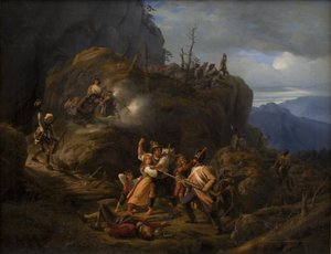 1809 年蒂罗尔战争的场景