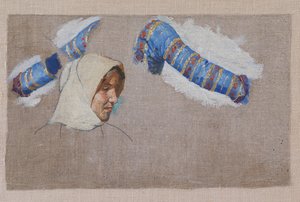 服装研究和女性头部研究。梅加拉