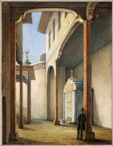 普希金在Bakhchisaray汗的宫殿，1837年
