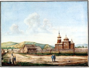 赤塔教堂，1829年至1839年 作者 Nikolai Alexandrovich Bestuzhev
