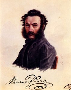 分解主义者伊凡·霍巴乔夫斯基（Ivan Horbachevsky）的肖像1800年至1869年，1837年 作者 Nikolai Alexandrovich Bestuzhev