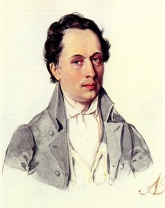 Leopold Niemirowski的肖像1810-1883年，1843年 作者 Nikolai Alexandrovich Bestuzhev
