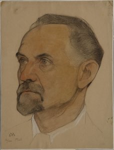 列昂尼德·鲍里索维奇·克拉辛的肖像1870-1926年，1921年