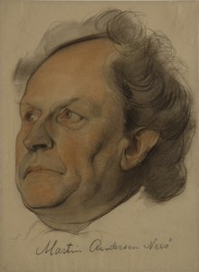 马丁·安徒生·尼索（Martin AndersenNexø）肖像，1869-1954，1922年