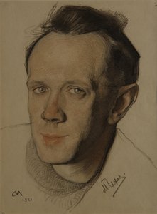 米哈伊尔·亚历山德罗维奇·契kh夫的肖像1891-1955，1921年