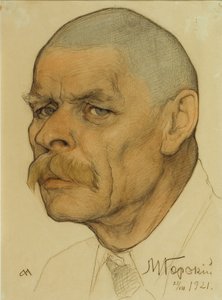 作者肖像马克西姆·高尔基（Maxim Gorky）1868-1939，1921年
