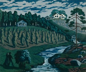 大麦穗（布面油画） 作者 尼古拉·阿斯楚普