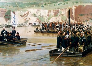1877 年 6 月，俄国人在斯维什托夫渡过多瑙河