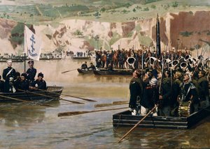 1870年代，朱尼，1877年代，俄国人在斯维什霍夫穿越多瑙河