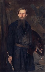 艺术家肖像维克托·瓦斯涅佐夫（Viktor Vasnetsov）1848-1926，1891年