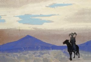 成吉思汗的母亲- NKRoerich绘画 作者 尼古拉·康斯坦丁·诺维奇·罗里奇