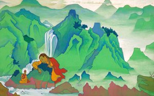 Padma Sambhava，1924年。 作者 尼古拉·康斯坦丁·诺维奇·罗里奇
