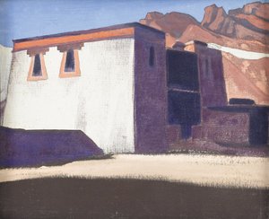 西藏沙鲁贡寺，1928年 作者 尼古拉·康斯坦丁·诺维奇·罗里奇