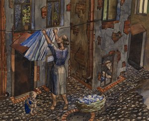 老院子，1930年 作者 尼古拉·伊万诺维奇·叶夫格拉福夫