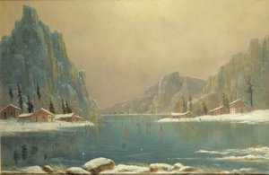湖上的滑冰者，19世纪