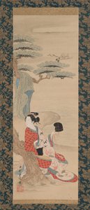 卤水少女松风》，18世纪初。