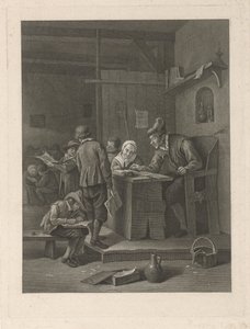 有老师和孩子们的教室 作者 扬·哈维克斯（Jan Havicksz）。斯汀