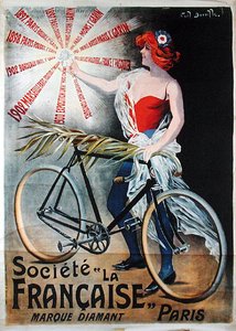 宣传公司 "La Francaise "的海报 作者 诺埃尔·多维尔（Noel Dorville）