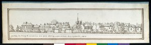 Part of the commune of Vincennes (pen & ink on paper) 作者 诺埃尔·加斯林