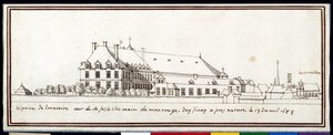 The Oratorians and the Carmelite Church（纸上水墨笔墨）