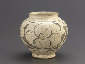河南焦作，北宋，上半年11世纪的陶瓷装饰罐（陶瓷） 作者 北宋中文学校