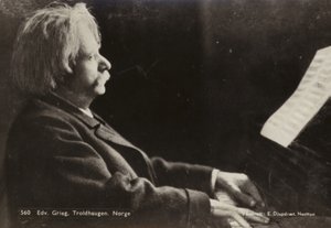Edvard Grieg在挪威Troldhaugen 作者 挪威摄影师