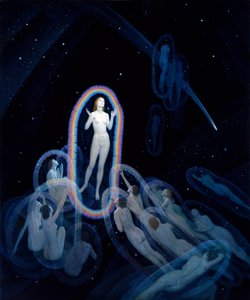 一个想法的诞生，约 1920 年（布面油画）
