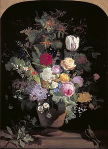 花瓶中的鲜花